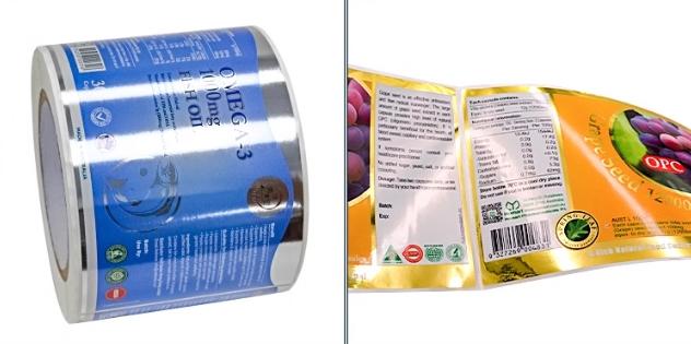 亮銀不干膠標簽印刷